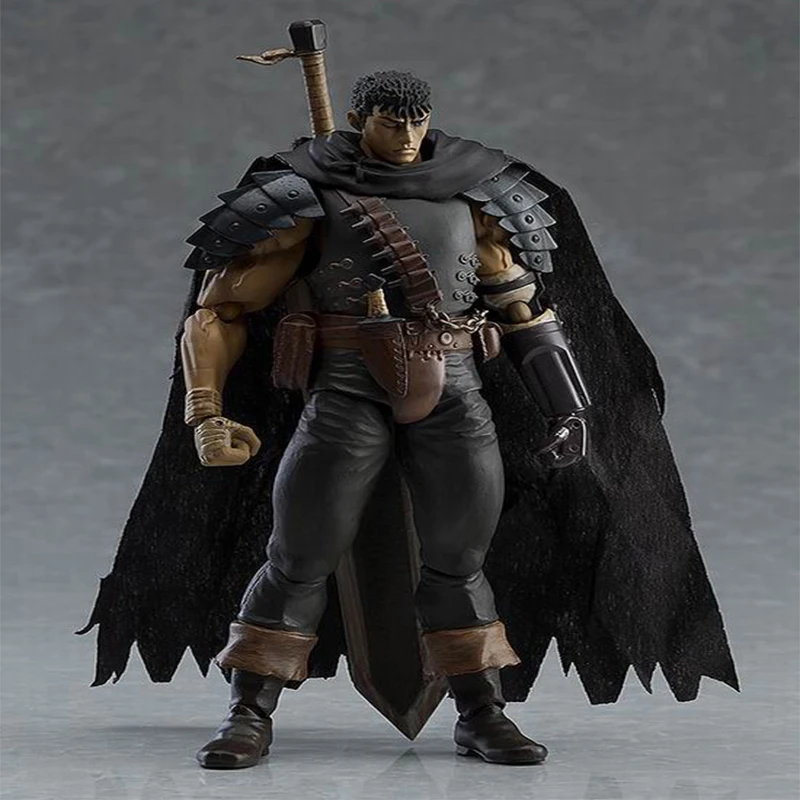 In Box Figma 359 Berserk Guts Black Swordsman Ver Action Figurine Statue Toy