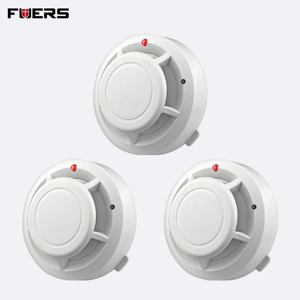 

FUERS Quality Independent Alarm Smoke Fire Sensitive Detector Home Security Wireless Alarm Smoke Detector Sensor Fire Equipment