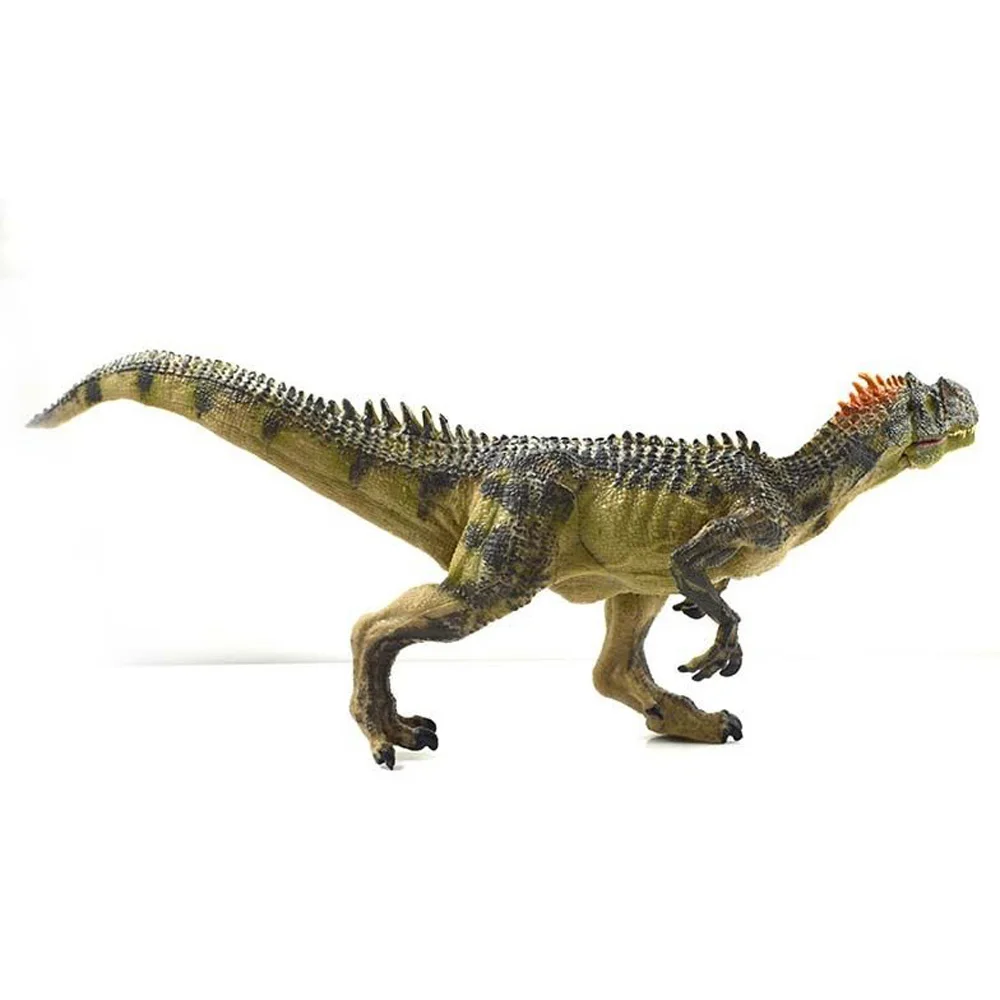 Динозавры Allosaurus фигурка достаринная модель игрушки коллекционный Декор Желтый