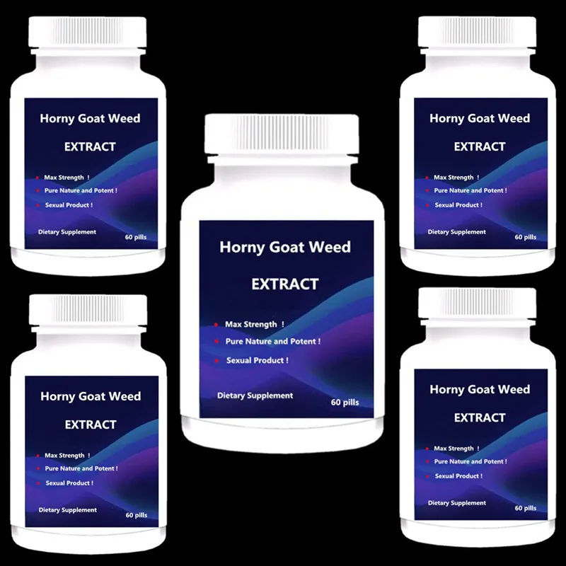 Horny Goat Weed с мака, Пилы palmetto, женьшеня, l-аргинин-5 Бутылочки