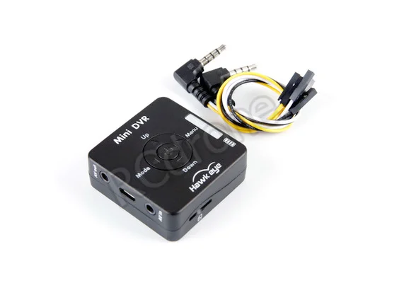 

New HawkEye MINI DVR Black Box FPV Aerial Video Recorder The Little Flyer comes with the built-in battery