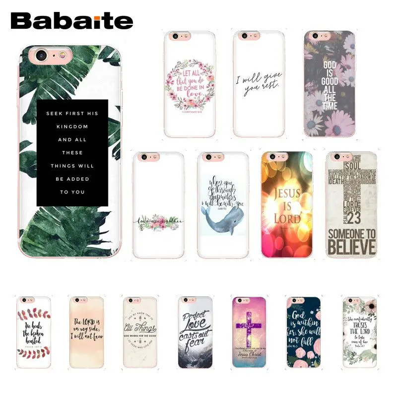 

Bible verse Philippians Jesus Christ Christian Phone Case for iphone 11 Pro 11Pro Max 8 7 6 6S Plus X XS MAX 5 5S SE XR