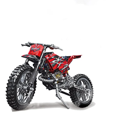 Technic мотоцикл Decool 3354 378 шт Technik скоростной гоночный мотоцикл Harley; транспортное средство Набор строительных блоков - Цвет: no original box