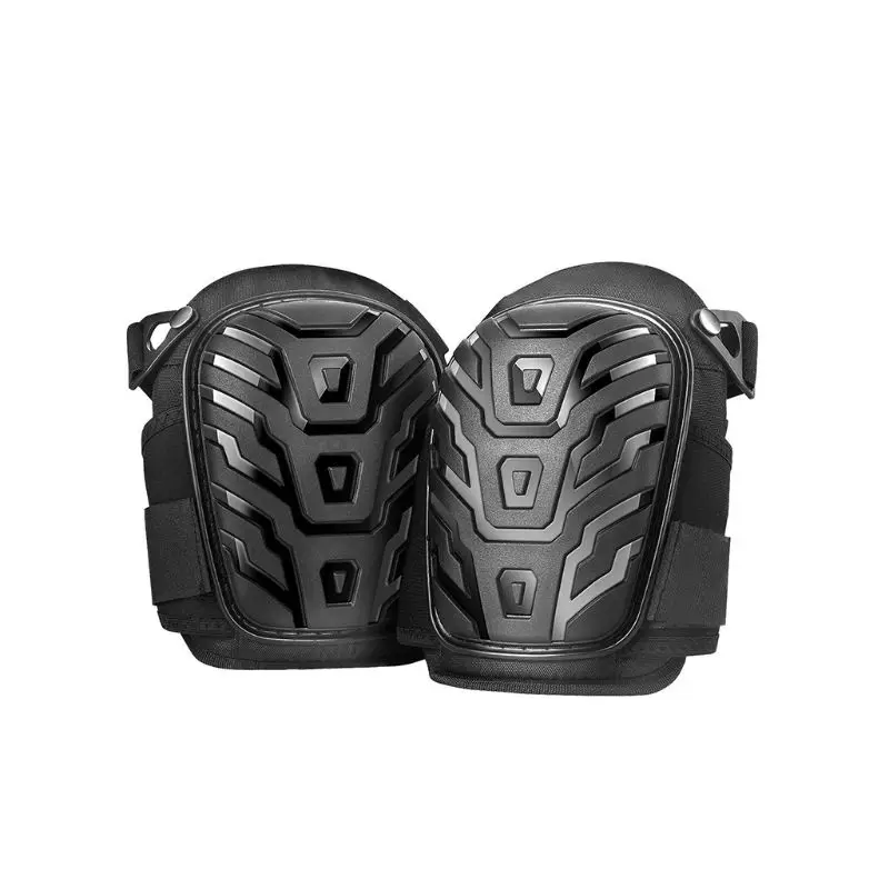 

1 Pair Professional Knee Pads Protection With Adjustable Straps Safe EVA Gel Cushion PVC Shell For Heavy Duty Work