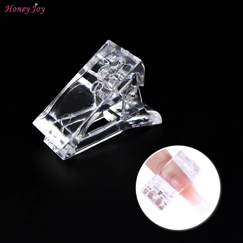 

3pcs/lot Poly Gel Nail Tips Clip UV LED Quick Building Finger Extension Plastic Builder Nail Gel Lacquer Manicure DIY Tools