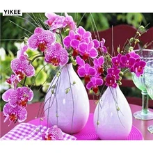 

diamond mazayka,home decor,diamant painting,orchid flower,diamond embroidery full