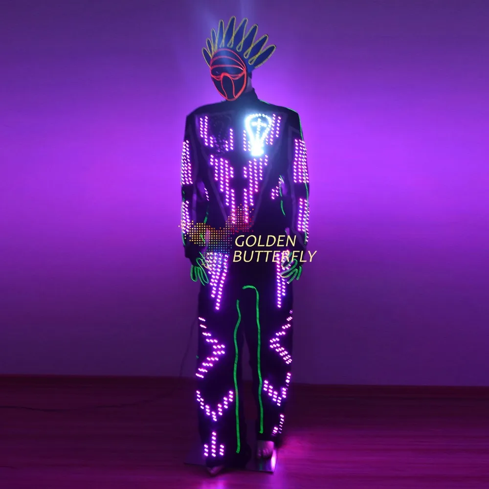 Best Seller LED ClothesLuminous Costumes Glowing LED Clothing 2017 Hot