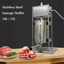 15 литров сверхмощный колбаса писака вертикальный нержавеющая сталь Колбаса чайник устройство для испанских Чуррос Чурро формовочная машина