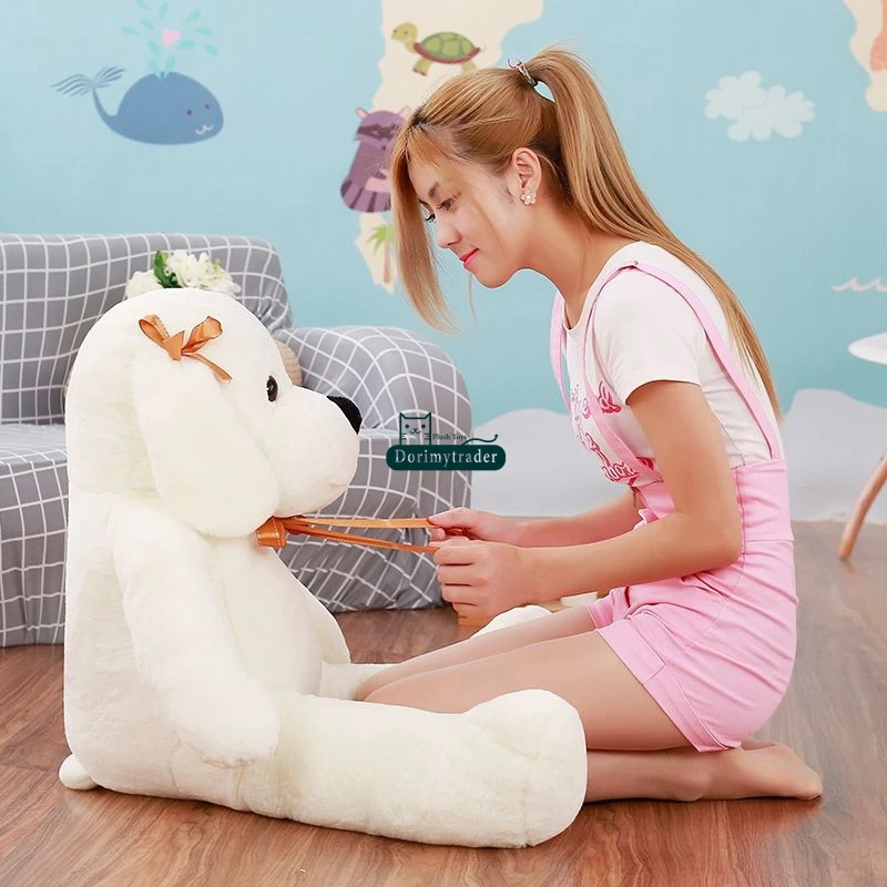 Dorimytrader 2018 pop cute soft cartoon dog plush toy big stuffed animals dogs doll pillow gift decoration 120cm DY61905 (8)