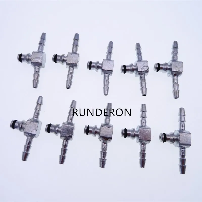 

Hot Selling Iron Tee Joint T Type Common Rail Fuel Injector Oil Backflow Connector Fitting Pipe for Bosch 0445 110 Series