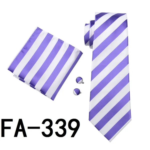 FA-905 мужские галстуки 20 видов стилей Галстук Hanky комплект запонок мужские деловые бабочки на подарок для мужчин - Цвет: FA-339