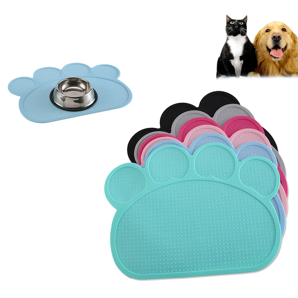 

kitchen accessories Silicone Pet Feeding Mat Non Slip Pet Food Placemat for Dog Cat kitchen tools