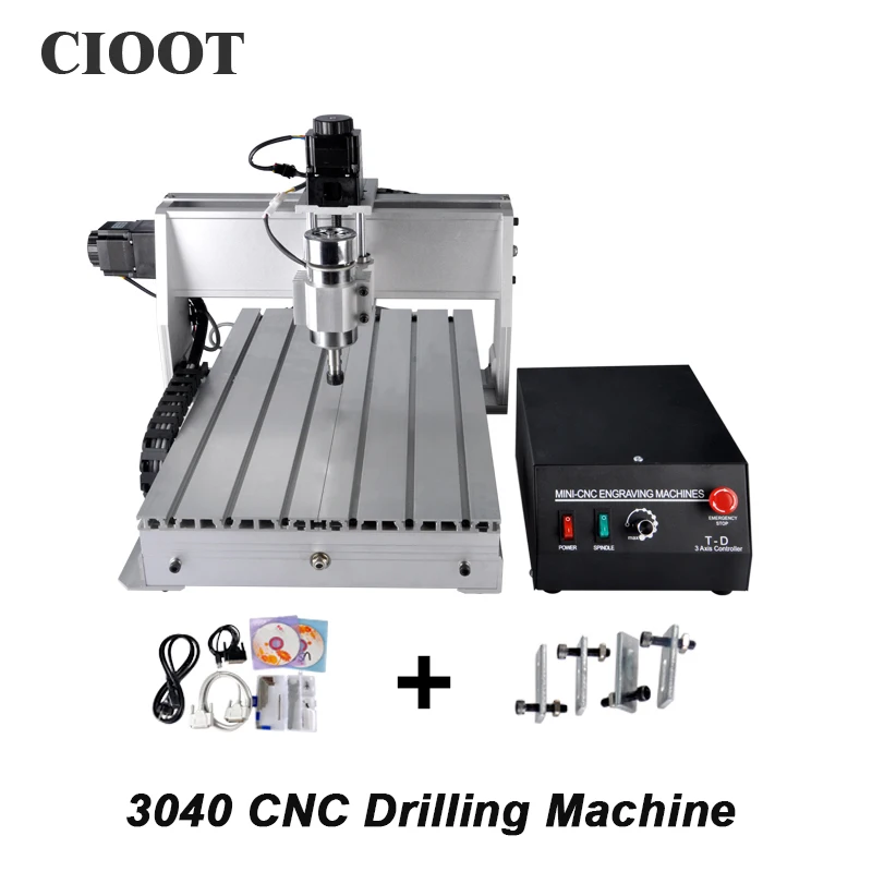 Buy 3040 3 Axis CNC Router Engraving Machine Ballscrew CNC Engraver Drilling