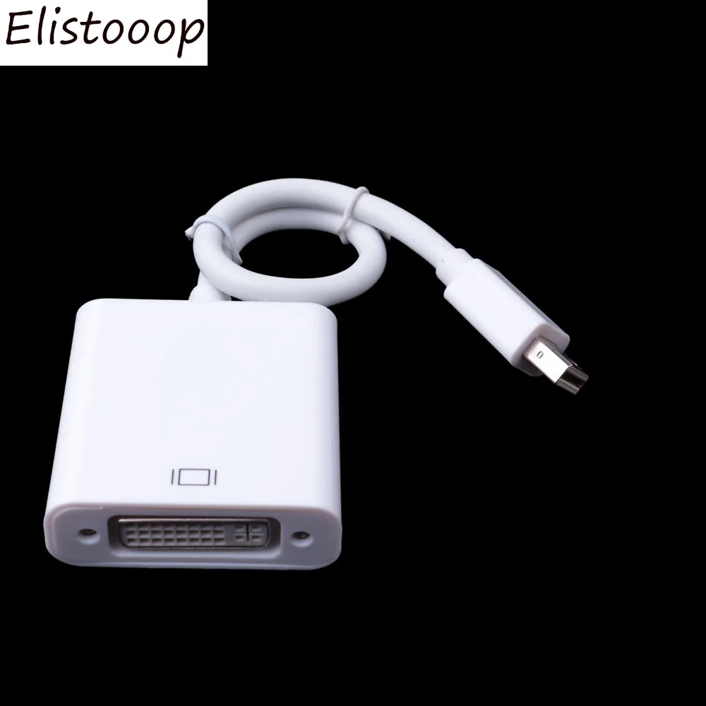 Адаптер Mini DP DVI Thunderbolt DispayPort конвертер Male Female с поддержкой 1080P для мониторов