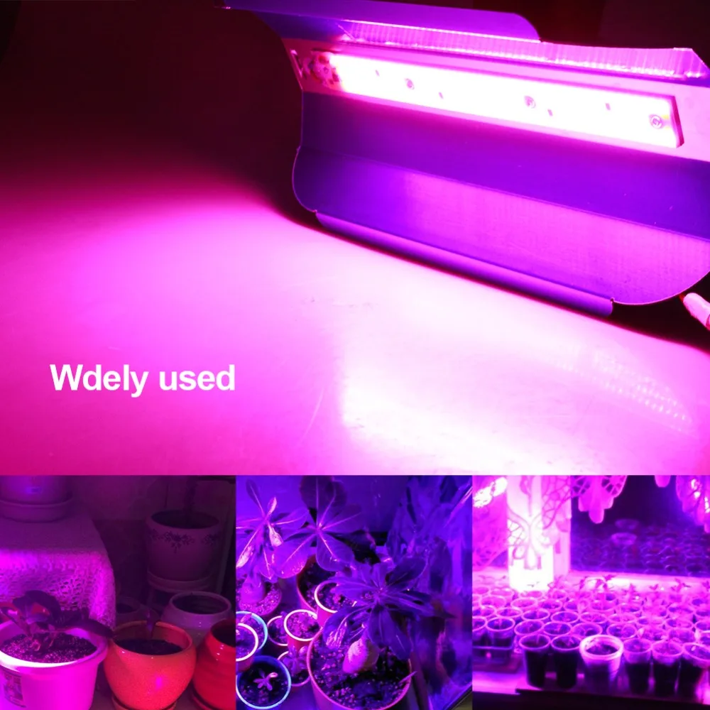 Светодиодная лампа для выращивания гидропонов AC 220 В 110 в 30 Вт 50 80 COB Led Phyto лампы