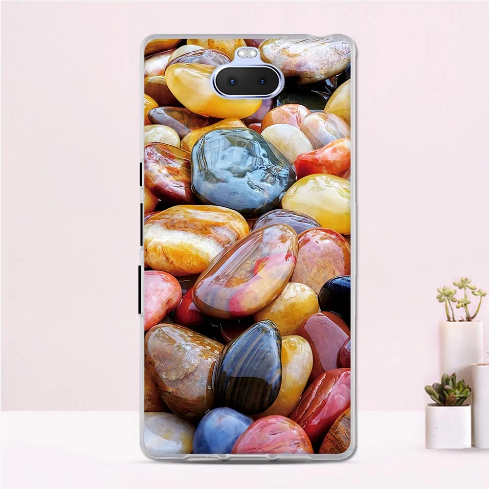 Для sony Xperia 10 чехол 6," Мягкий ТПУ бампер для sony Xperia 10 чехол силиконовый чехол для sony XA3 чехол с принтом