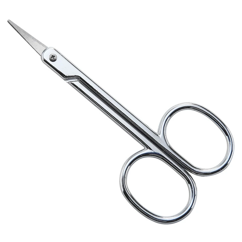 1pc Stainless Steel Small Eyebrow Nose Hair Scissors Cut Manicure