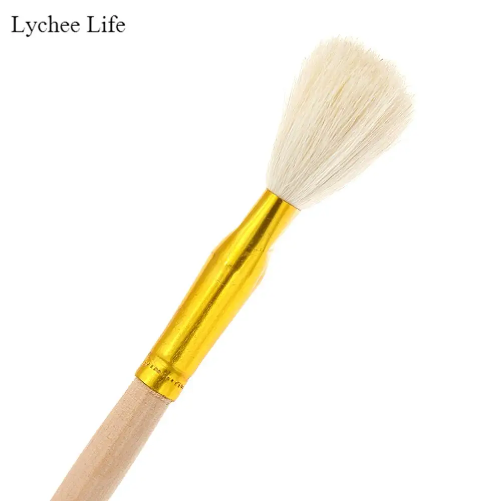 Lychee Life Чистящая деревянная ручка Diy кисть для рисования профессиональный цветной горшок аксессуары для рисования