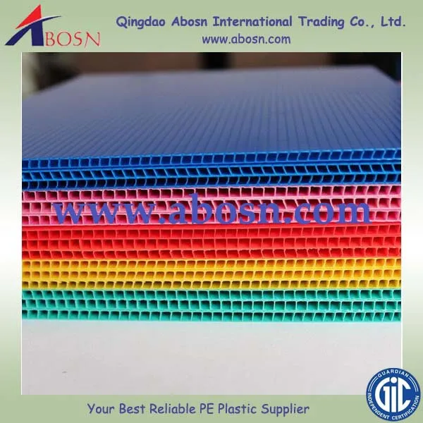polyethylene sheets pp hollow sheet pp corrugated sheets pp flute pp hollow sheets