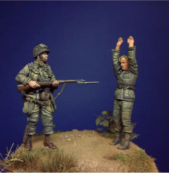 1/35 каучуковая фигурка модель комплект Unassambled Неокрашенная 00373 | Игрушки и хобби