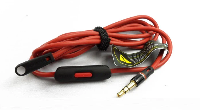 3.5mm AUX Audio Cable With mic microphone and volume adjustment For beats headphone for Apple iPhone 6 6s plus 5 5s se 4 4s | Мобильные