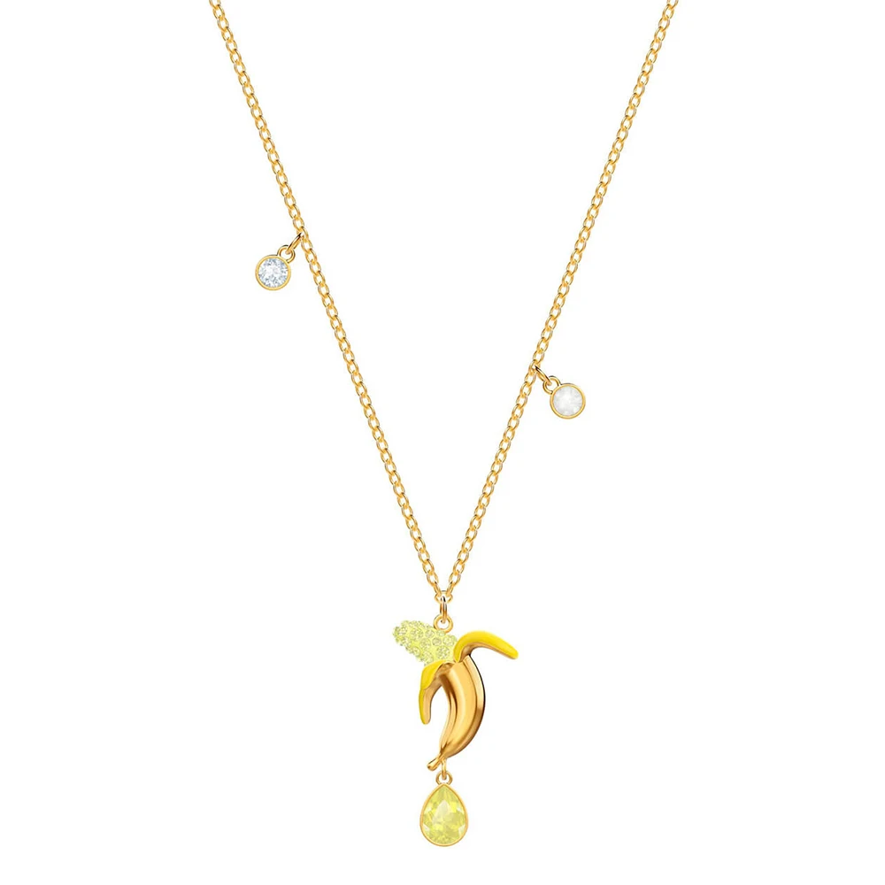 

Kaliyah Doesn't Repend Banana Ping Of Beautiful Women Gorgeous Pattern Christian Banana Clavicle Luxury Collar Of Women's Pop Jewelry
