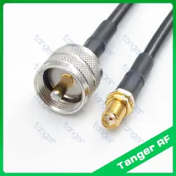 Лидер продаж Tanger UHF штекер PL259 SL16 SMA женский Jack РФ RG58 Пигтейл Jumper коаксиального кабеля 3 фута 100 см с высокого качества