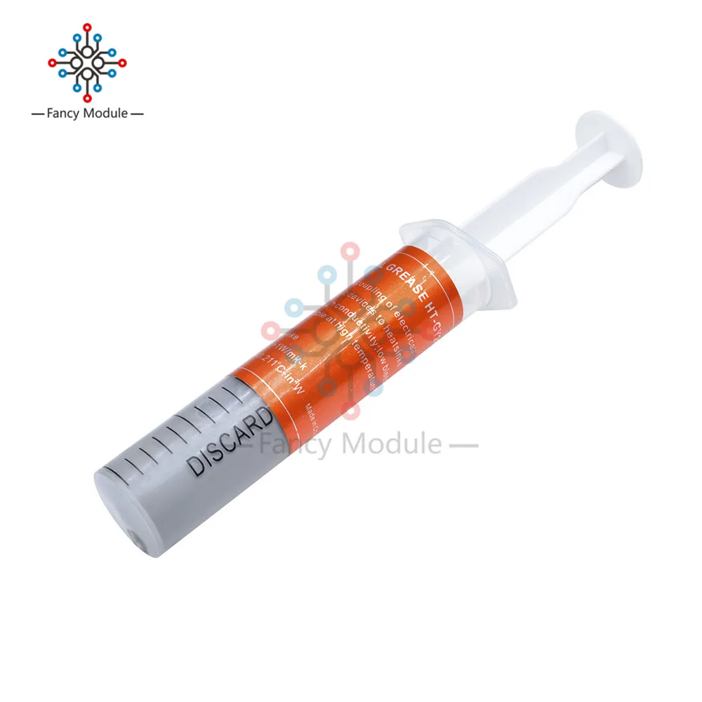 Серая термопаста 30 г силиконовая паста для теплоотвода ЦП трубка|silicone thermal|silicone