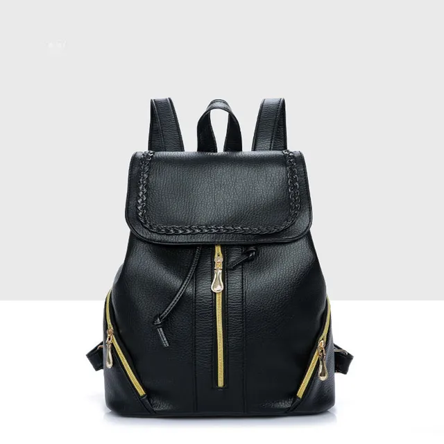 Fashion Women Backpacks New Trendy Ladies School Bag Student PU Leather