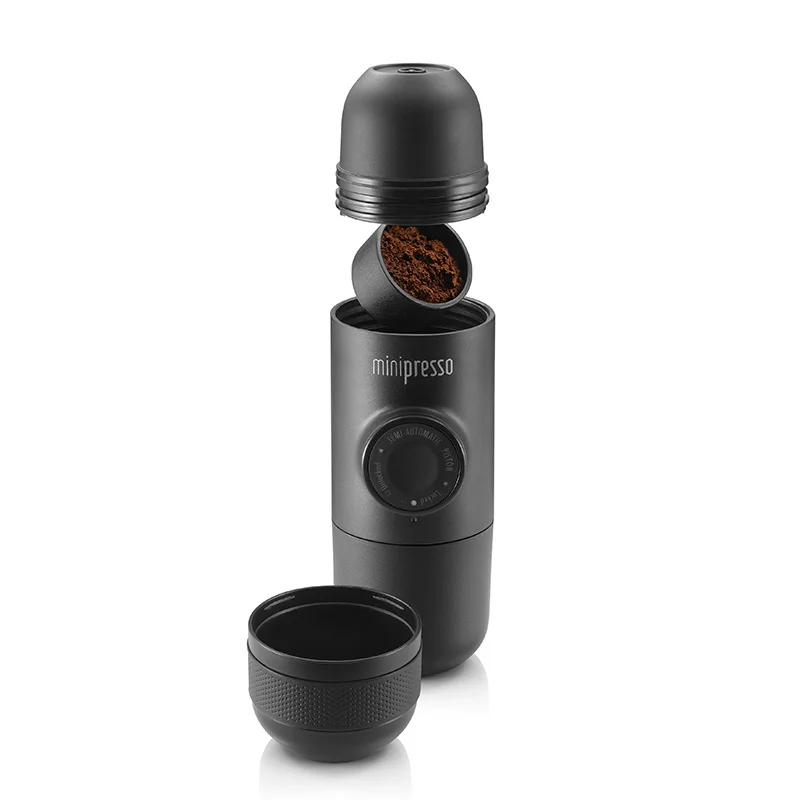  Wacaco Minipresso GR Portable Espresso Coffee Machine Compatible Ground Coffee Small/Mini Travel Co