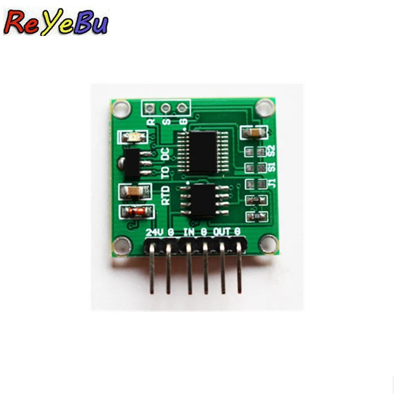 

Thermal resistance to voltage PT100 to 0-5V 0-10V linear conversion pt100 temperature transmitter module