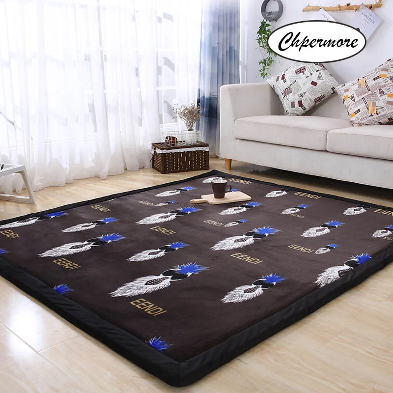 Chpermore толстые бархатные Татами Коврики большие ковры для спальни японский и корейский журнальный столик для гостиной коврики