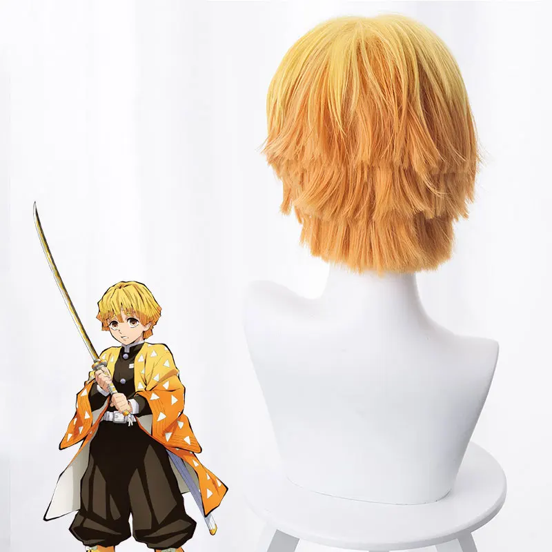 TDAICHAN Anime Demon Slayer Kimetsu No Yaiba Tokitou Muichirou Ponytails Wig Cosplay Agatsuma Zenitsu Kamado Tanjirou Keychain -Zentai shop online HTB1Sv QXEY1gK0jSZFMq6yWcVXaq.jpg
