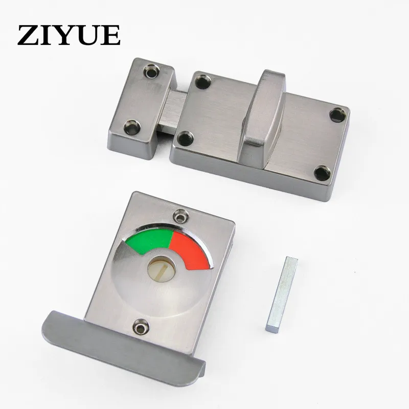Free Shipping Stainless Steel Bathroom Partition Indication Lock