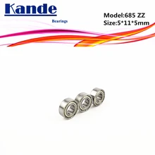 Kande подшипники 685 ZZ ABEC-1 685-2Z ABEC-3 685ZZ ABEC-5 685ZZ Miniautre шариковый подшипник 5x11x5 мм 685