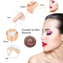 3 шт. для удаления волос на лице сменные головки покрытые розовым золотом лезвия Эпилятор крышка головы безболезненное удаление волос на лице инструмент