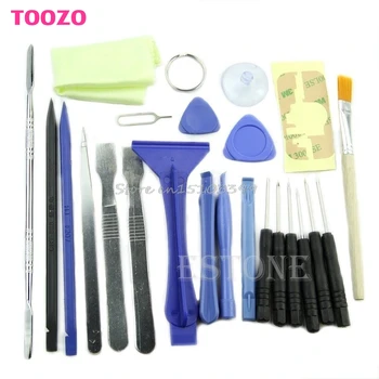 

New 23 in 1 Repair Metal Spudger Opening Pry Tool Kit Screwdriver Set G08 Whosale&DropShip