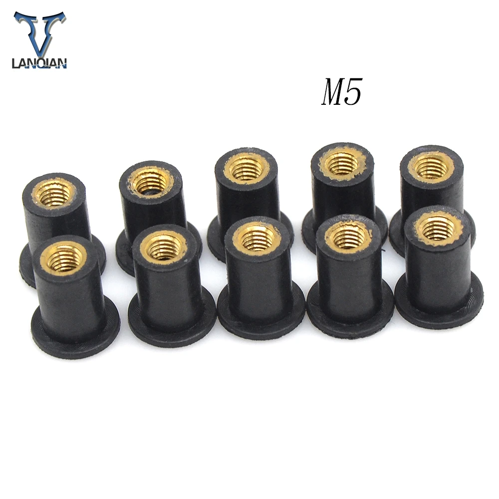 

Motorcycle Accessories Rubber Well Nuts In Swingarm Sliders Windscreen Wellnuts For BMW F650GS F700GS F800GS F800GT F800R