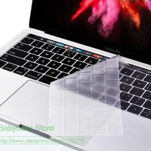 Защитная крышка для клавиатуры Macbook Pro 13,3 ''& Pro 15,4'' с сенсорной панелью Американская версия чехол для клавиатуры A1706 A1707 A2159