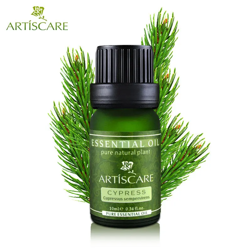 ARTISCARE 100% Natural Cypress Pure Essential Oils 10ml Excellent Shrinking Pores and Oil Control Skin Tightening Facial Beauty ARTISCARE 100% Natural Cypress Pure Essential Oils 10ml Excellent Shrinking Pores and Oil Control Skin Tightening Facial Beauty