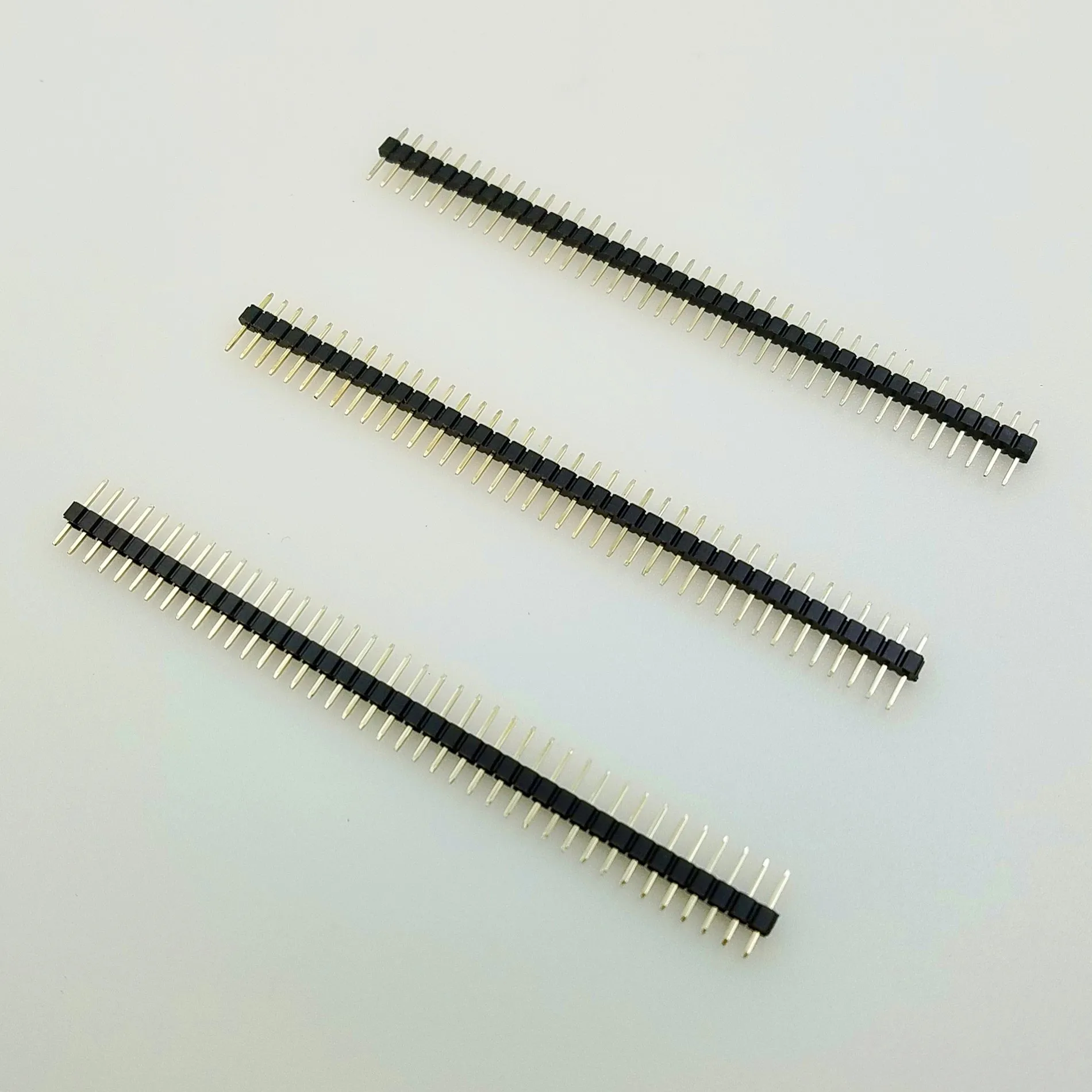 

2.0mm Pitch 2.0 Single / Double Row Male Pin Header 1*40P 2*40P Breakaway PCB Board colour Connector Strip Pinheader 1x40 2x40