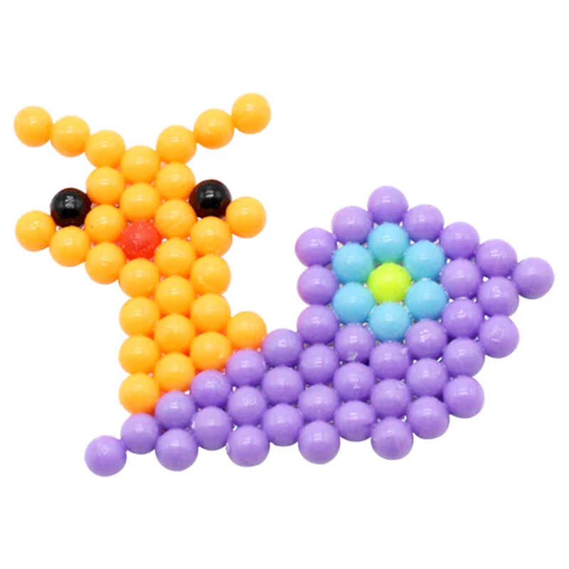 6000pcs 24 Colors beads puzzle Crystal color DIY Beads water spray set ball games 3D handmade magic toys for children