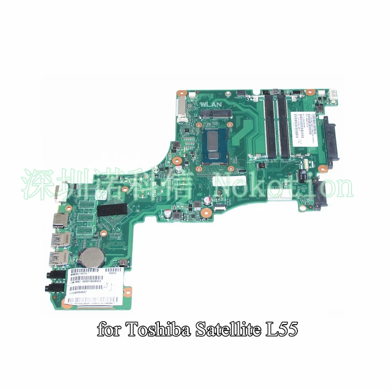 SPS V000318210 для toshiba satellite L55 L55-A материнская плата ноутбука CR10ST-6050A2556501-MB-A02 SR16Q I3-4010 |