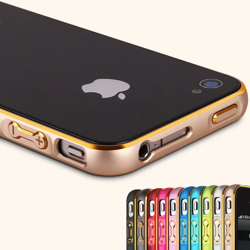luxury metal bumper for iphone 4 4s hippocal button lock aluminum alloy frame with gold luxury metal bumper for iphone 4 4s hippocal button lock aluminum alloy frame with gold