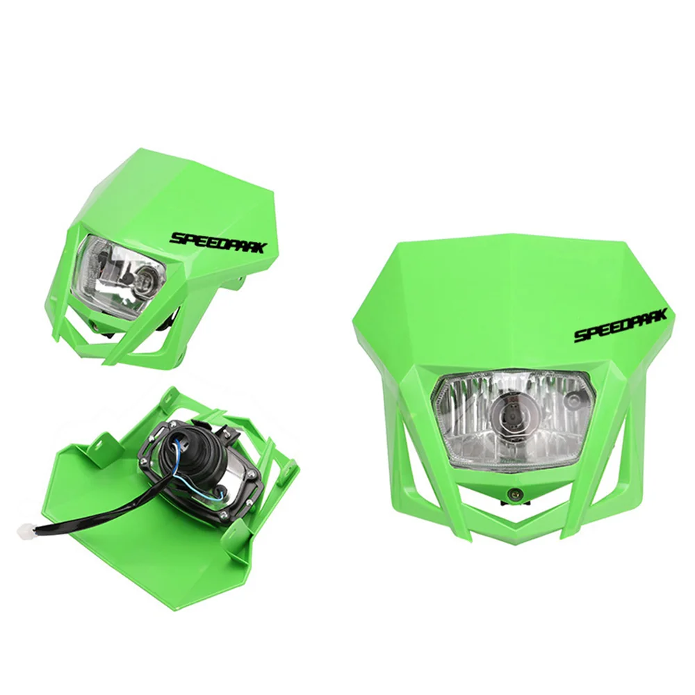 Мотоциклетная фара обтекатель фары для KTM 250 150 SX XC MX EXC Supermoto Enduro - Цвет: Зеленый