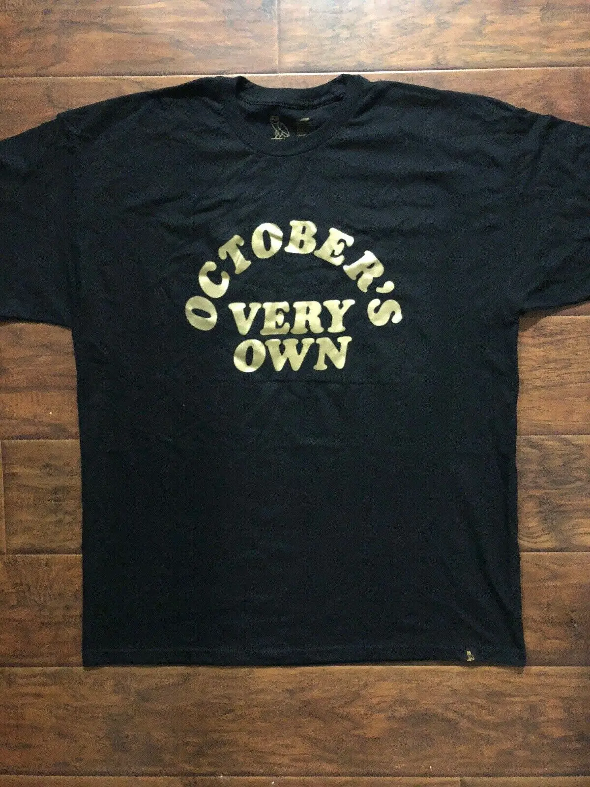 

OVO October s Very Own Drake Merch Black Tee Shirt Size XL T shirt O-Neck Summer Personality Fashion Men T-Shirts