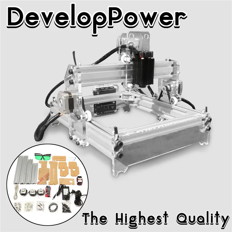 

2000MW A5 17x20cm Laser Engraver Cutting Machine Desktop Engraving CNC Printer DIY Desktop Wood Cutter
