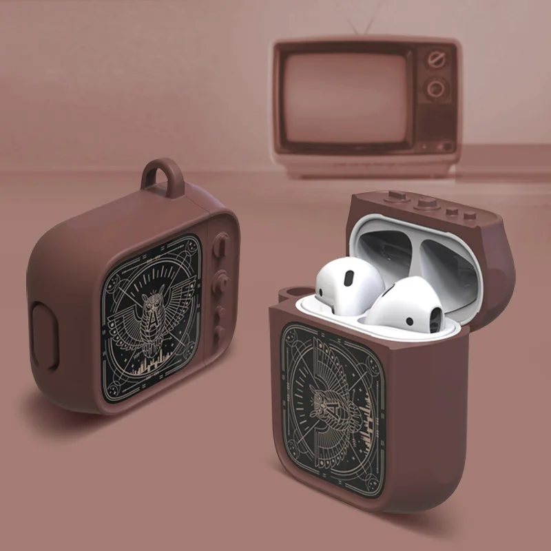  Charging Headphones Cases For Air Pods Cover With Key Rings Strap (4)