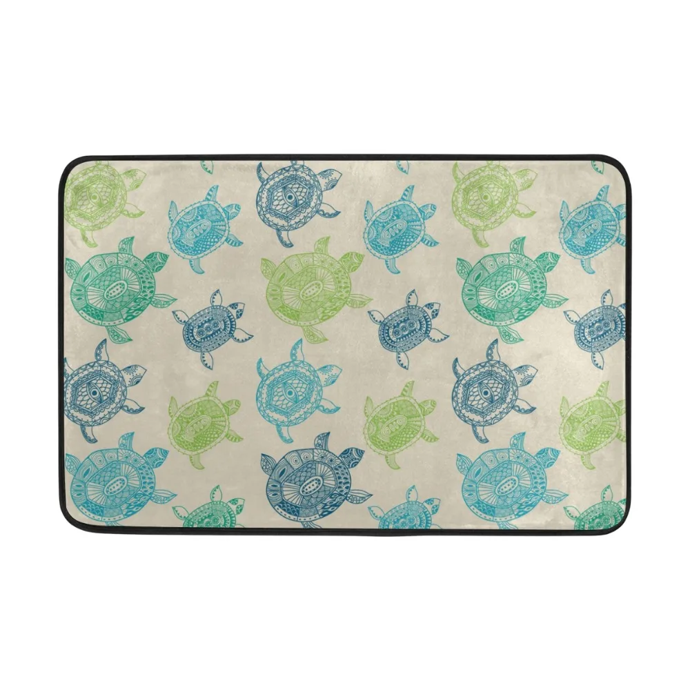Sea Turtles Carpet Home Bedroom Floor Mats Home Decor Keep Clean Dry