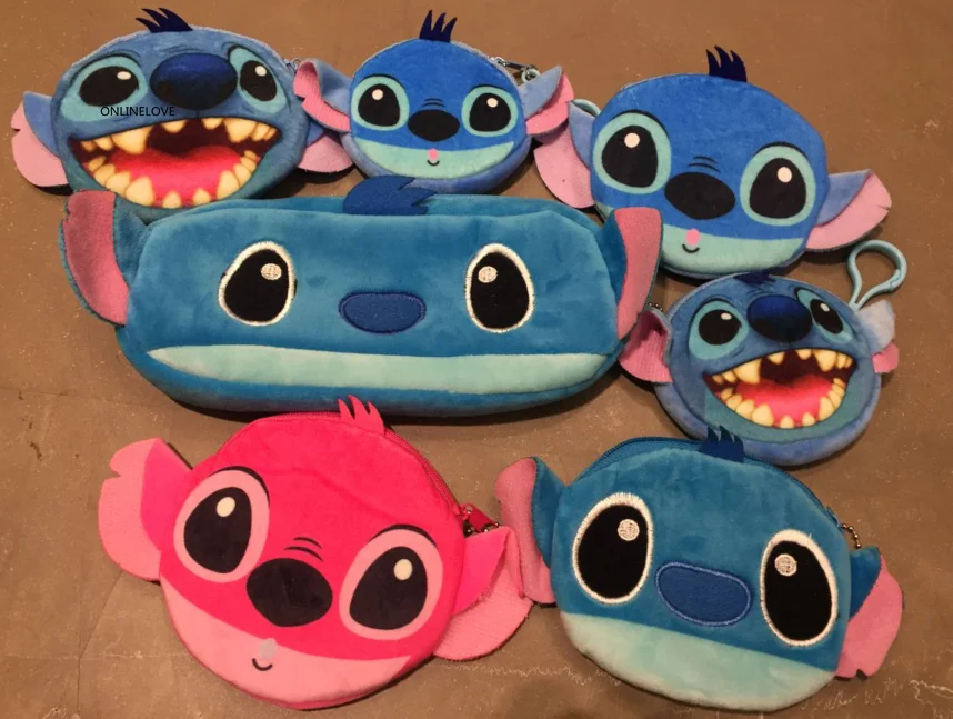 

New All Designs - Size 8CM-21CM Multi SIZES, Plush Coin BAG , Little Mini Key chain Coin Purse Pouch Case